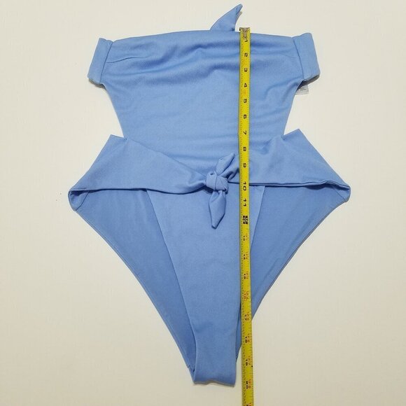 Onia Scarlett One Piece‎ Swimsuit Strapless Blue Size XS - Picture 5 of 15
